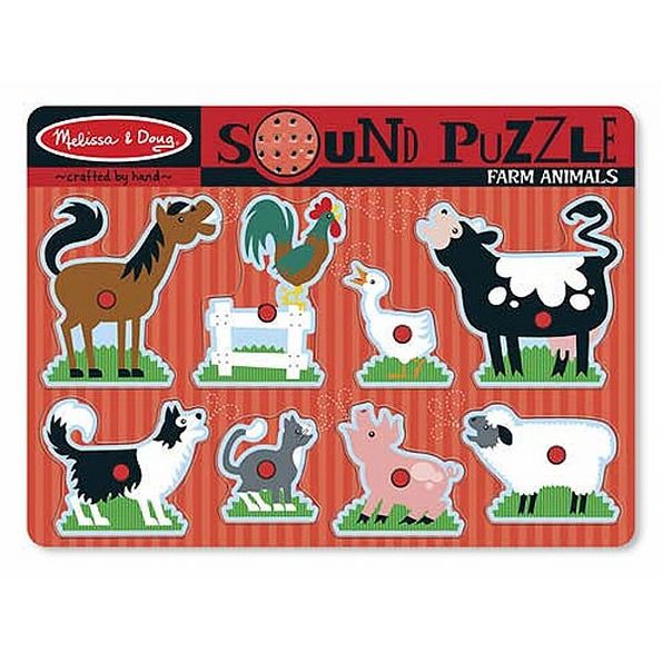 Melissa & Doug Sound Puzzle (Farm Animals)