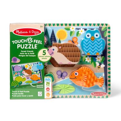 Melissa & Doug Forest Friends Touch & Feel Puzzle