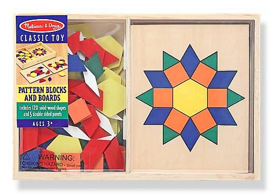LIGHTS CAMERA INTERACTION LCI29 WOODEN PATTERN BLOCKS & BOARDS