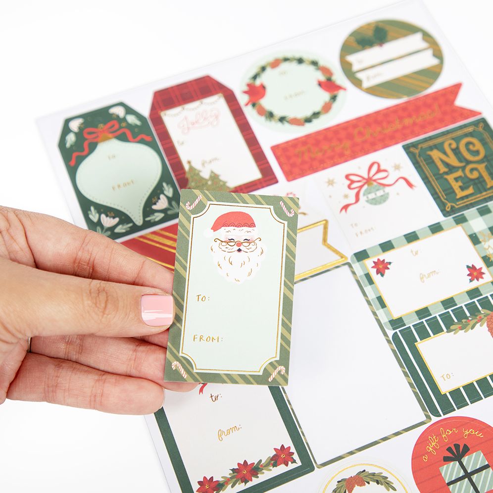 Holiday Classic Icons Adhesive Tags