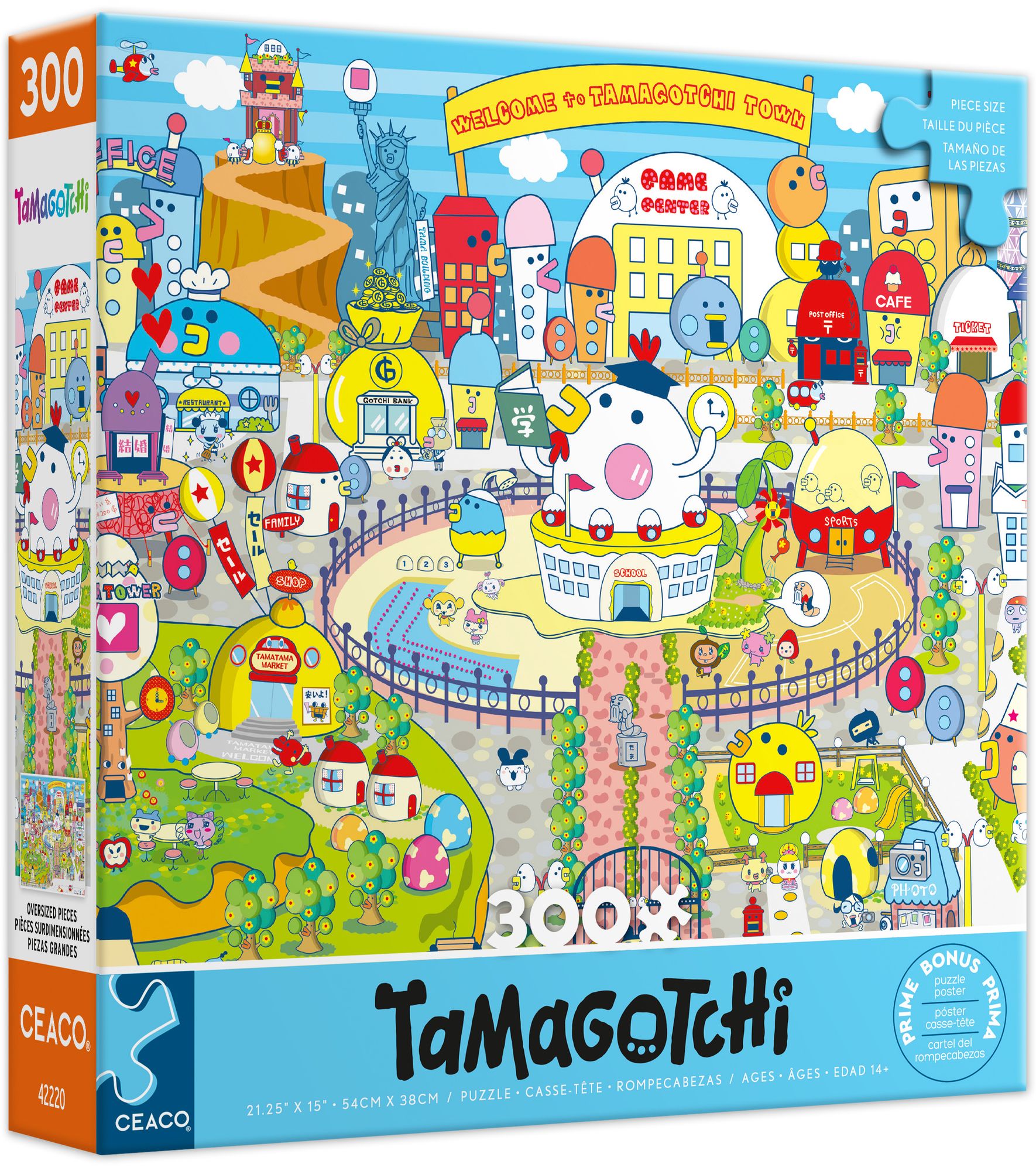 300PC Tamagotchi Town Puzzle