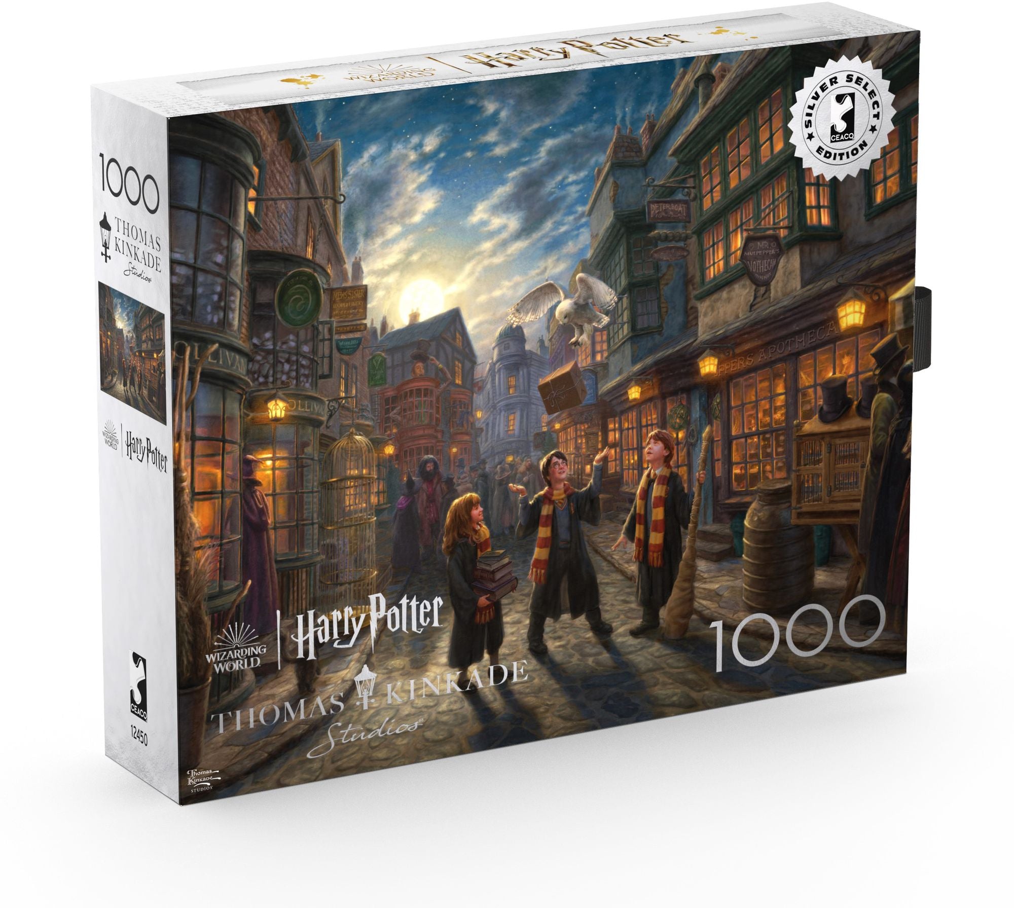 Harry Potter Diagon Alley - Thomas Kinkade 1000 Piece Puzzle