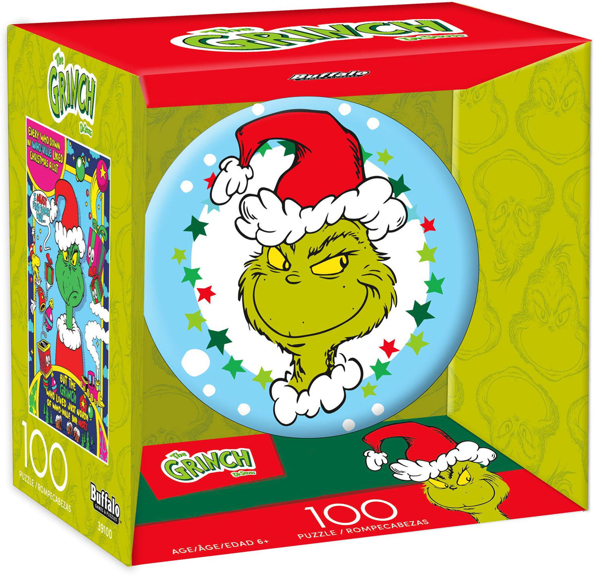 Grinch Puzzle Ball 100PC Puzzle