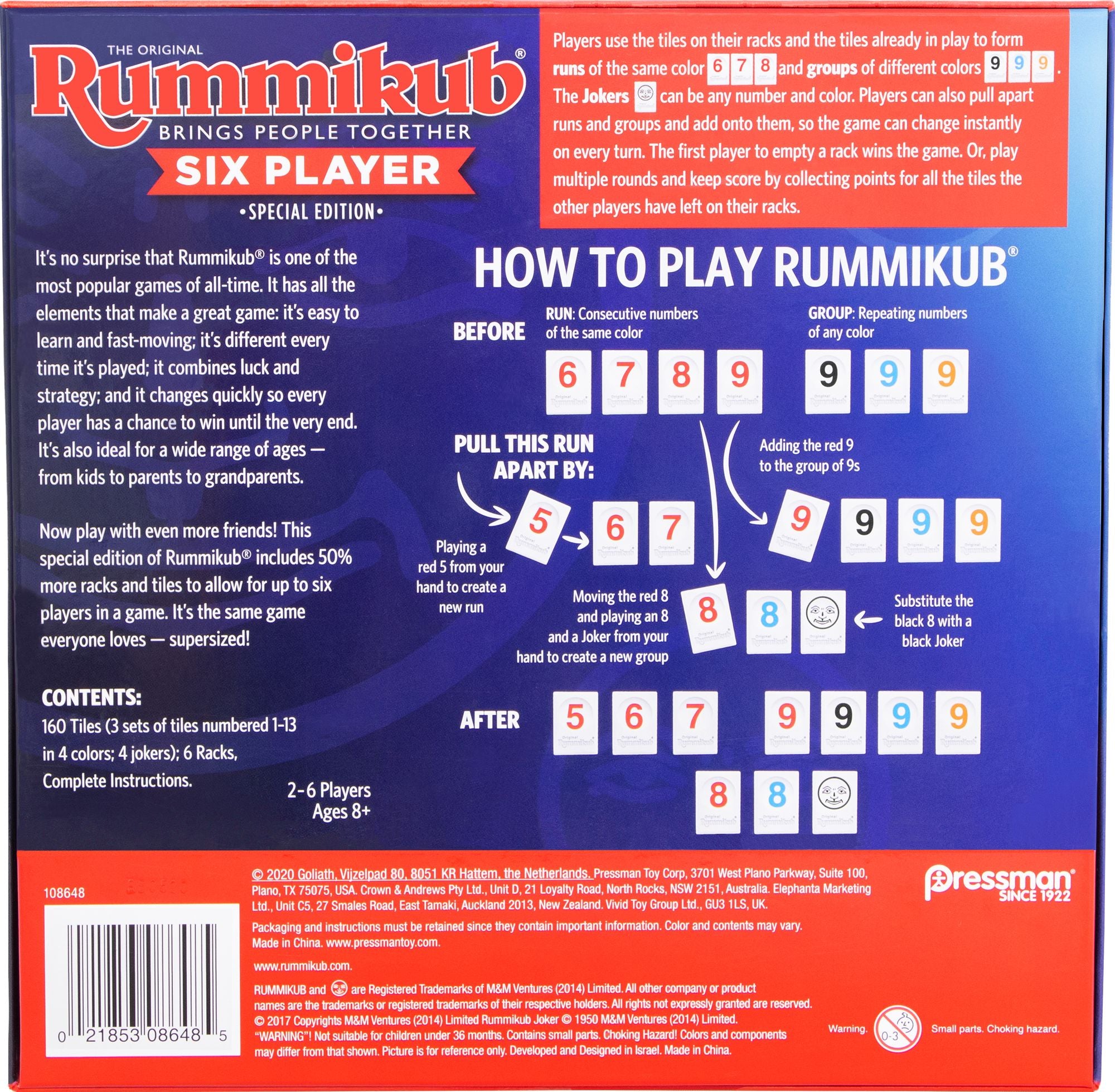 Rummikub® 6 Player Edition