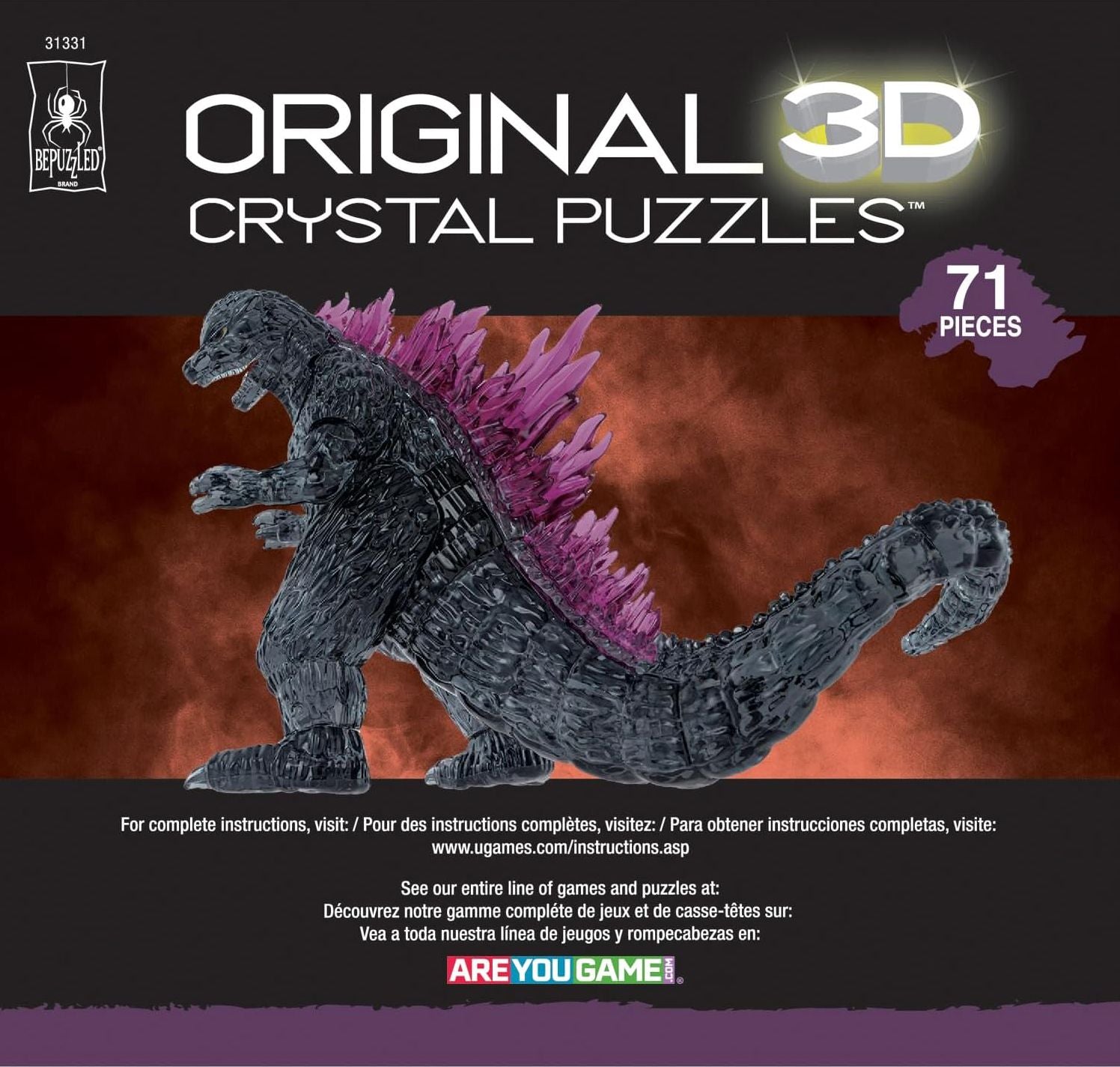 Godzilla Special Edition 3D Crystal Puzzle