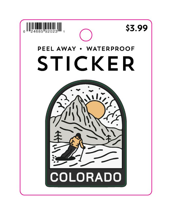 Colorado Ski Sticker