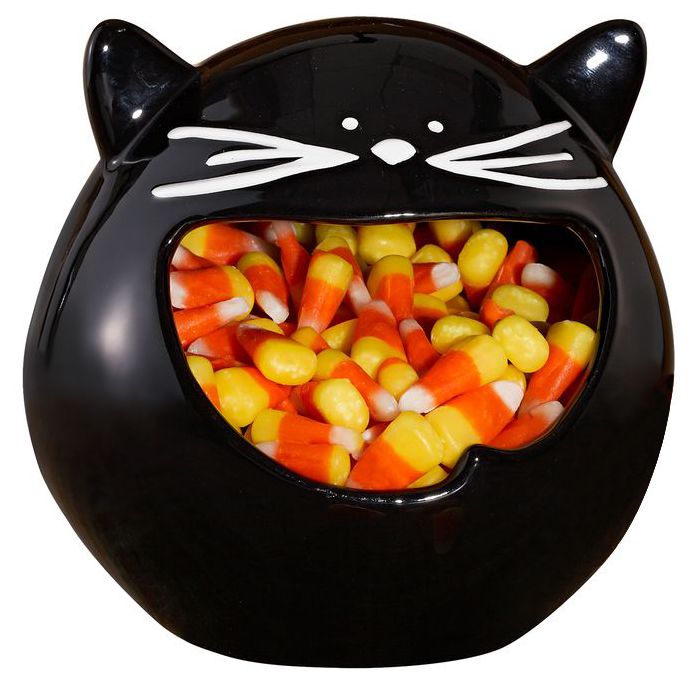 Black Cat Treat Bowl
