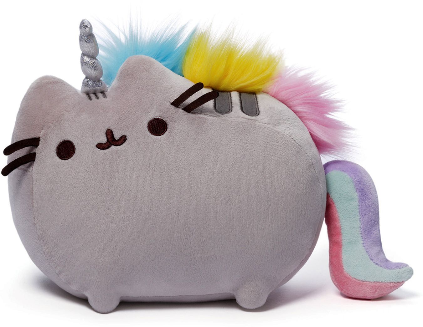GUND Pusheenicorn Pusheen Plush Unicorn Cat Stuffed Animal, Rainbow, 13"