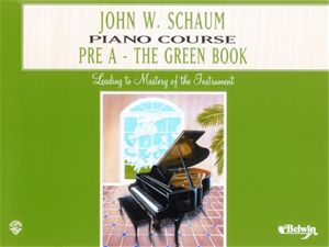 Alfred 00-EL00165A John W. Schaum Piano Course- Pre-A- The Green Book - Music Book
