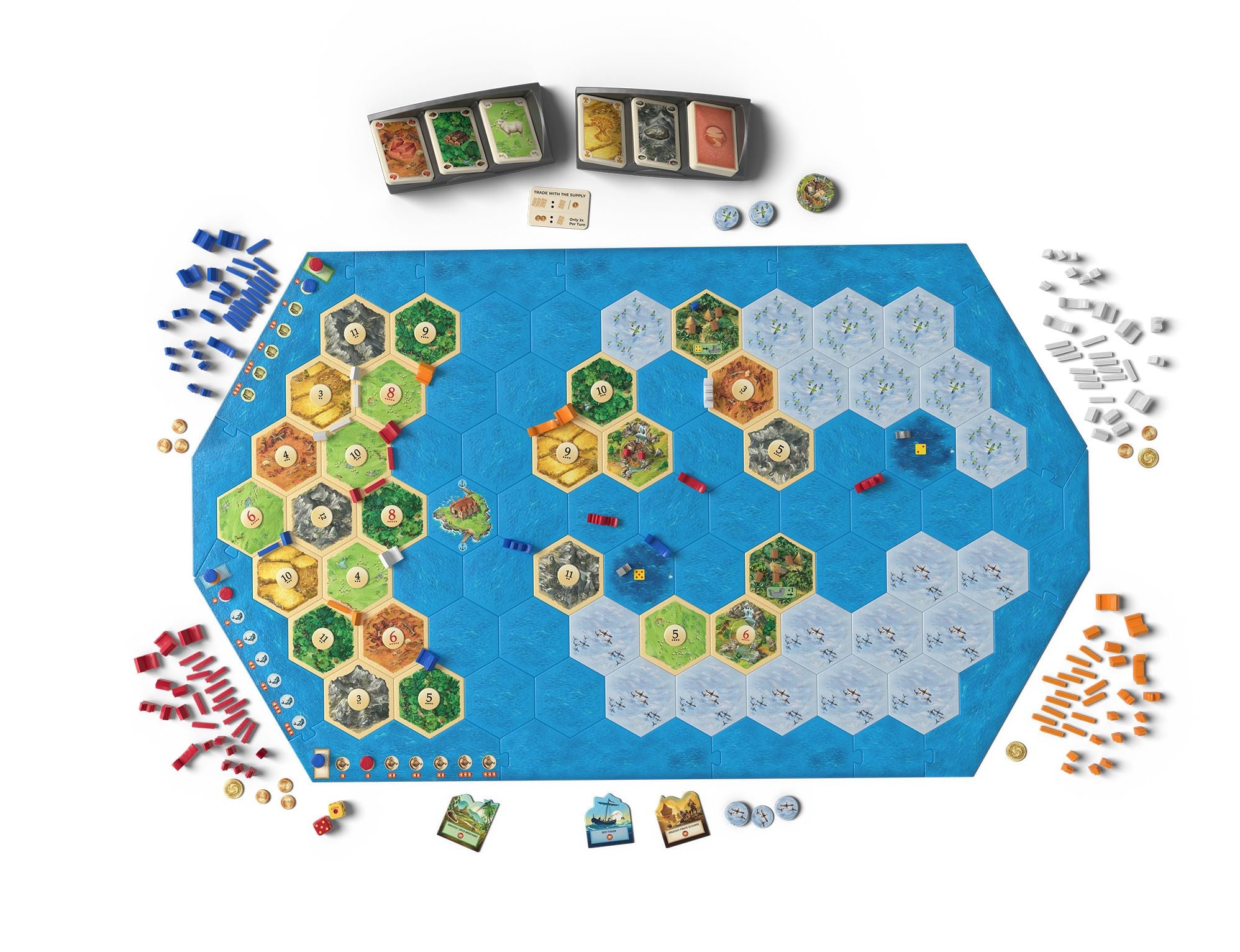 Catan Explorers & Pirates Expansion by Klaus Teuber
