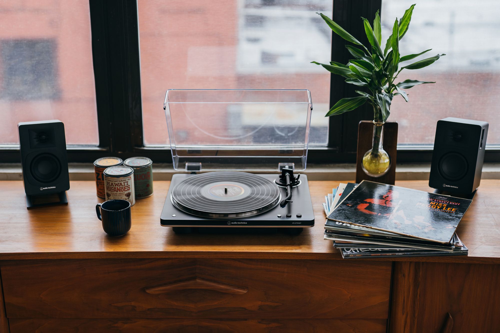 Audio Technica - ASP-LP70XBT-BS - Fully Automatic Turntable - Bluetooth Wireless (Silver Trim)
