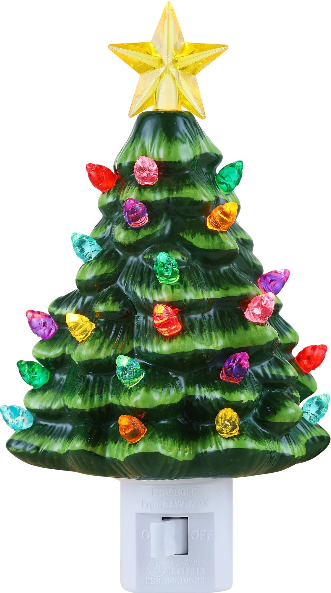 Green Ceramic Nostalgic Tree Nightlight