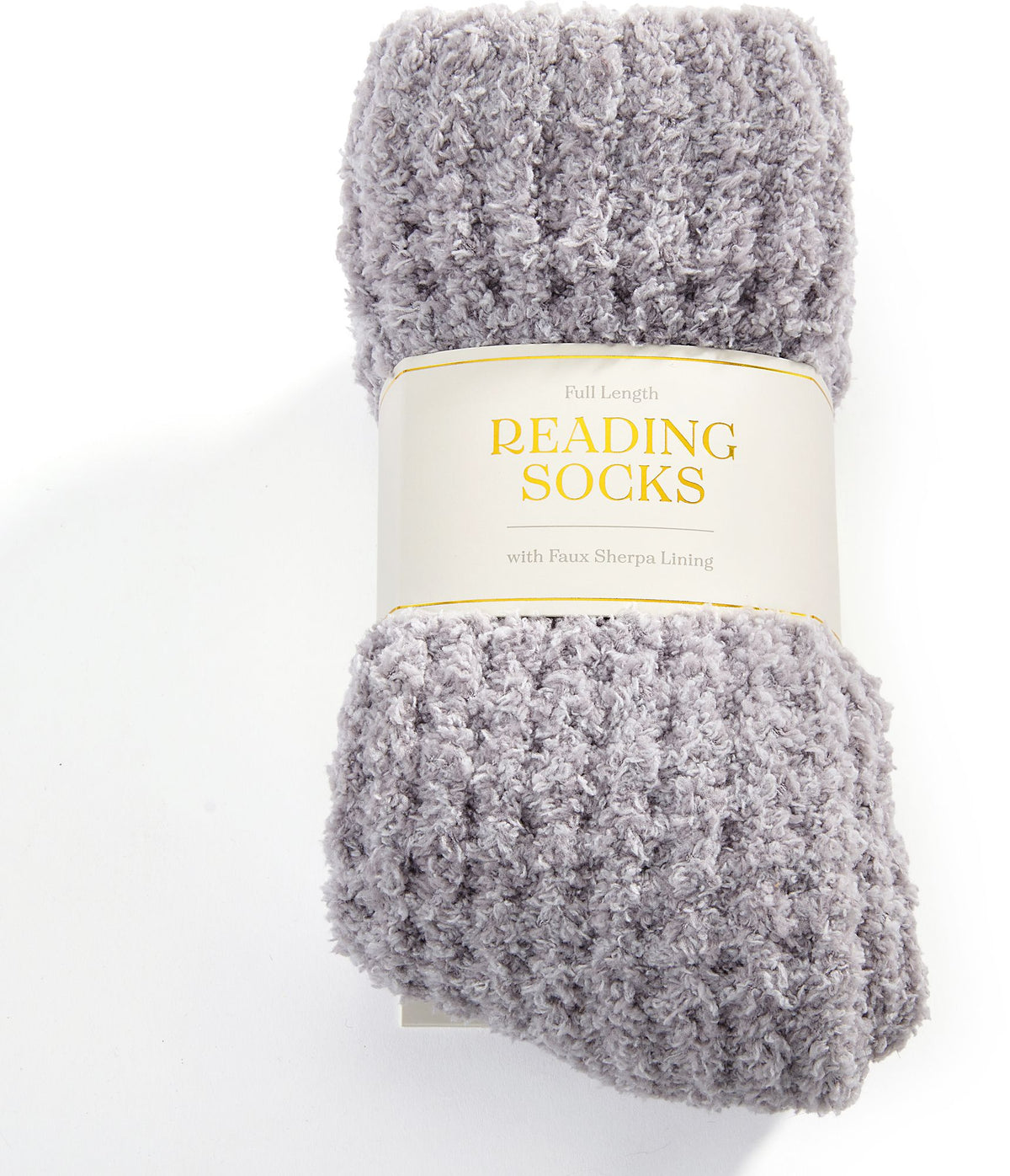 Grey Marled Reading Sock