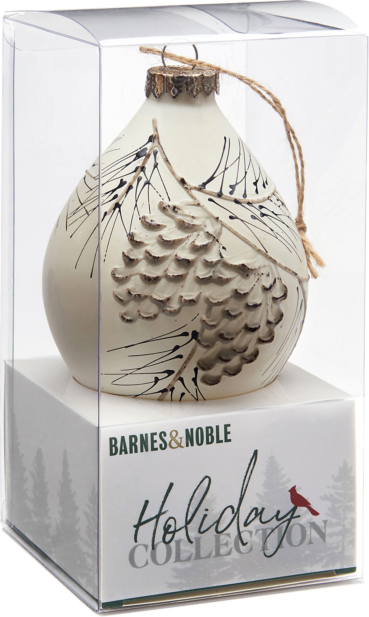Christmas Ornament Black Forest Pinecone Finial
