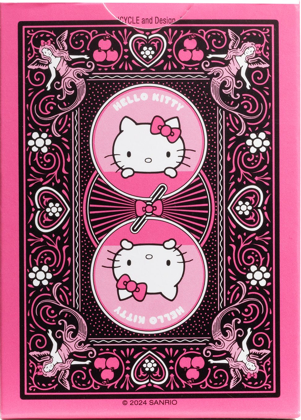 Bicycle Hello Kitty Black and Pink Playing Cards