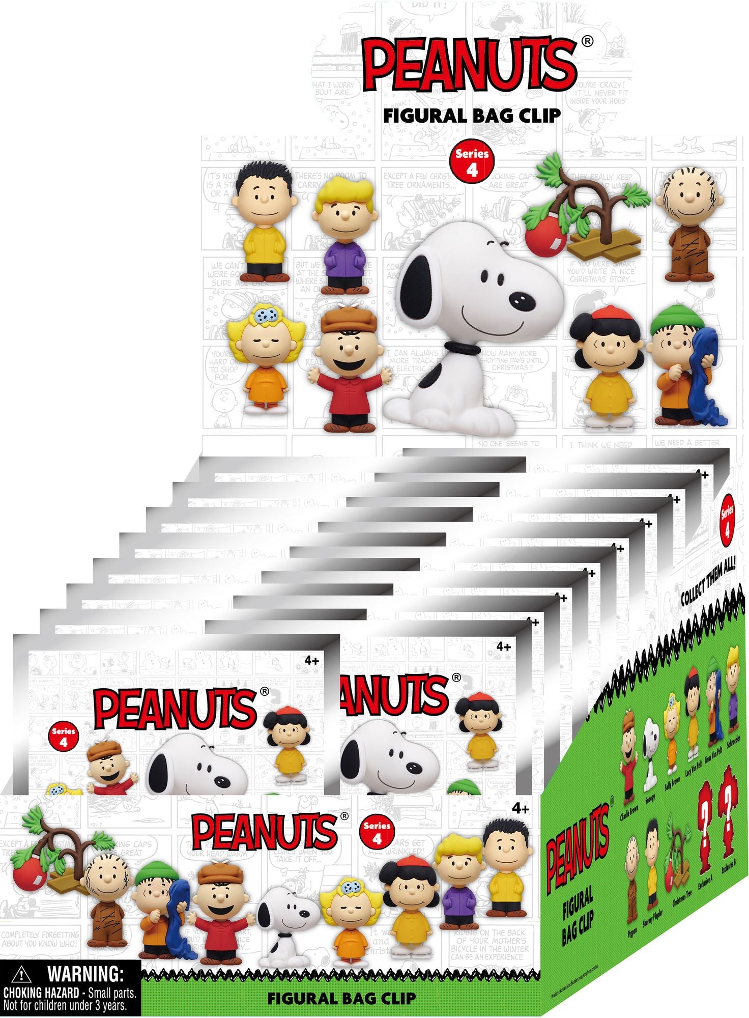 Peanuts Seasonal 3D Bagclip