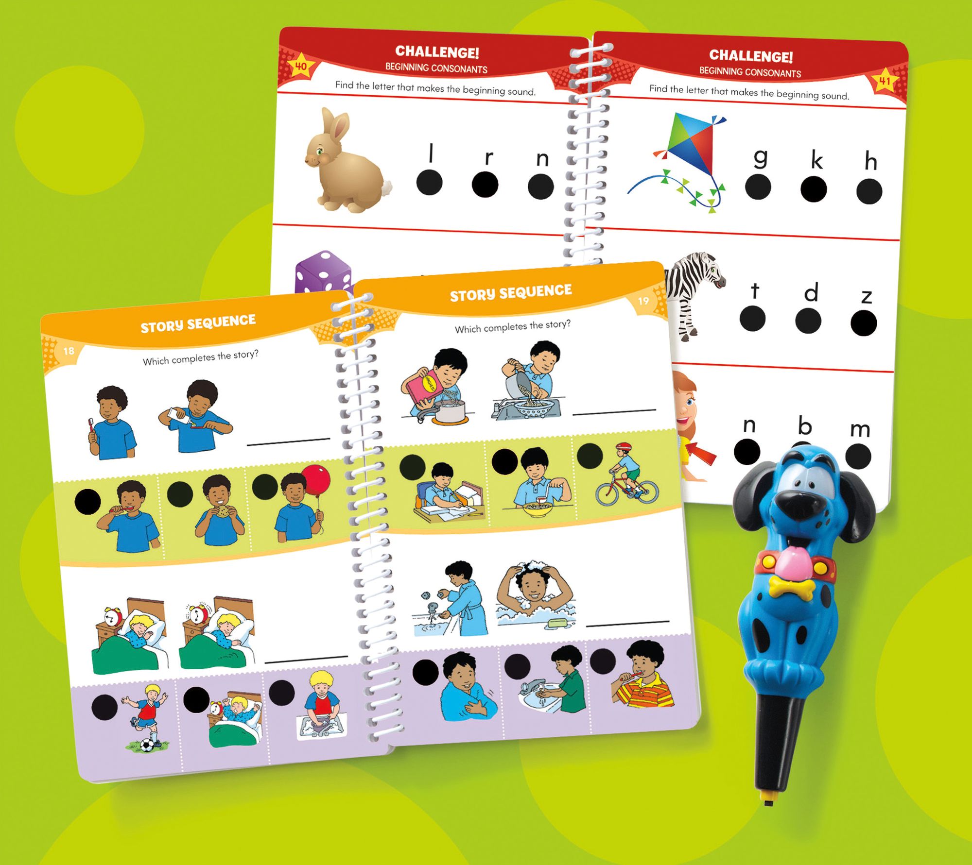 Educational Insights 2390 Hot Dots Jr. Lets Master Pre-K Reading