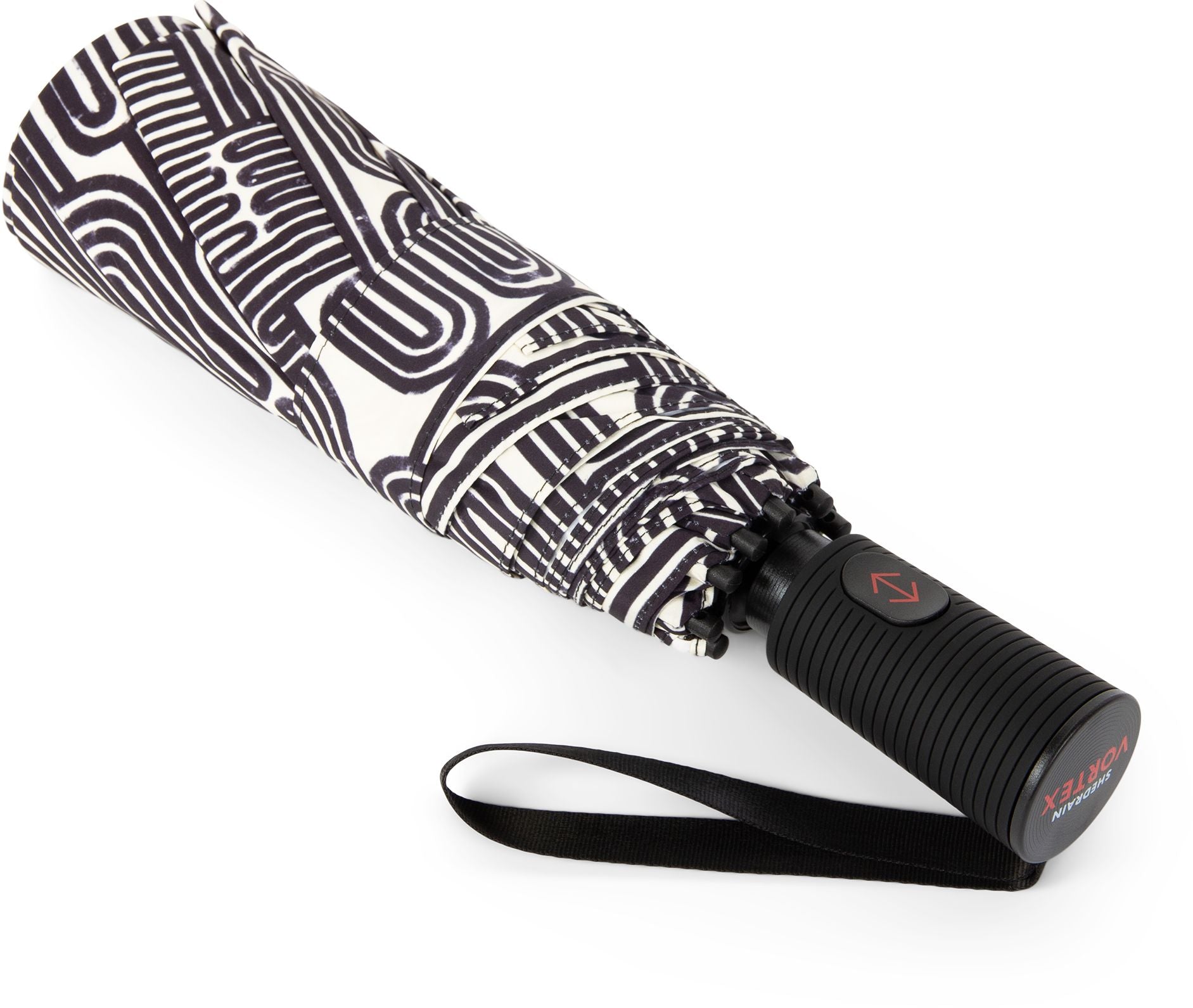 Black Maze ShedRain Vortex Auto Open and Close Vented Umbrella