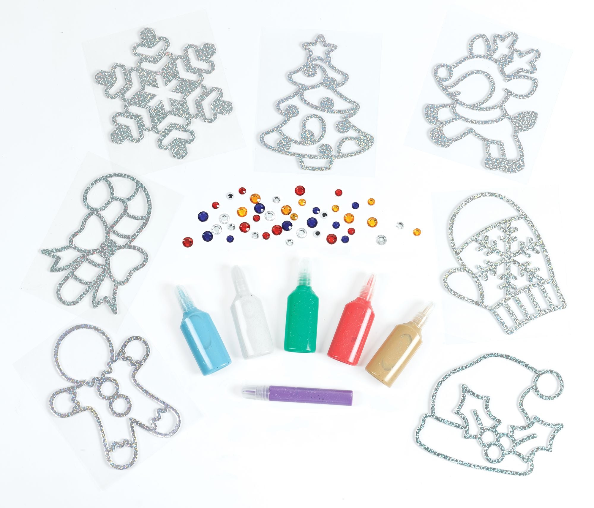 Holiday Easy Sparkle Window Art