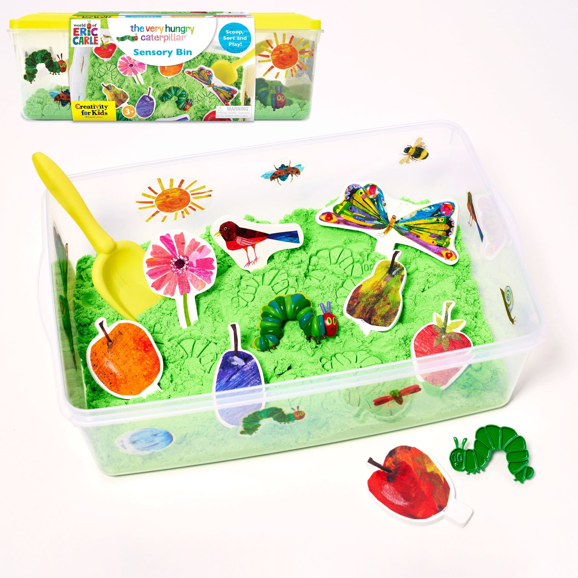 The Very Hungry Caterpillar Sensory Bin