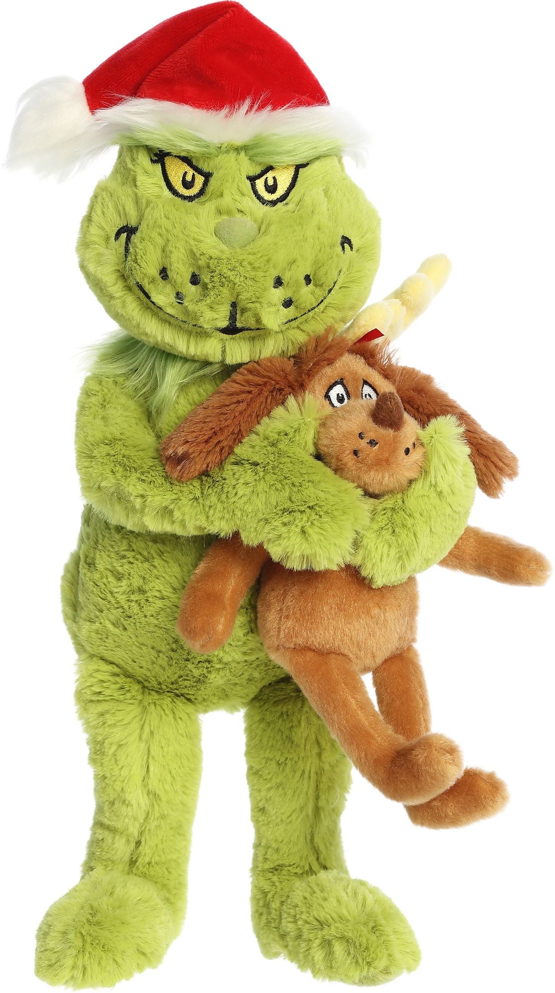 14" GRINCH W/ SANTA HAT + 7" MAX - B&N Exclusive