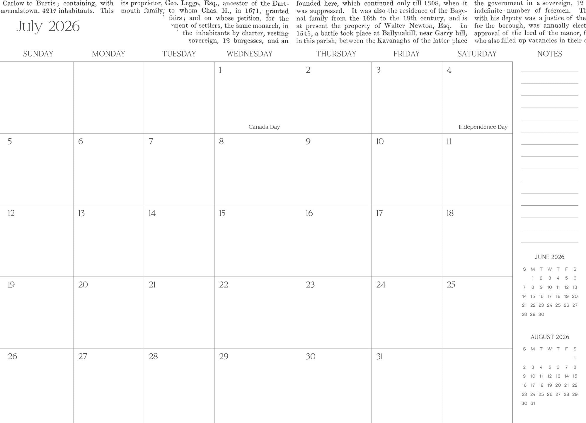 2025-2026 Super Pocket Planner Teacup and Books