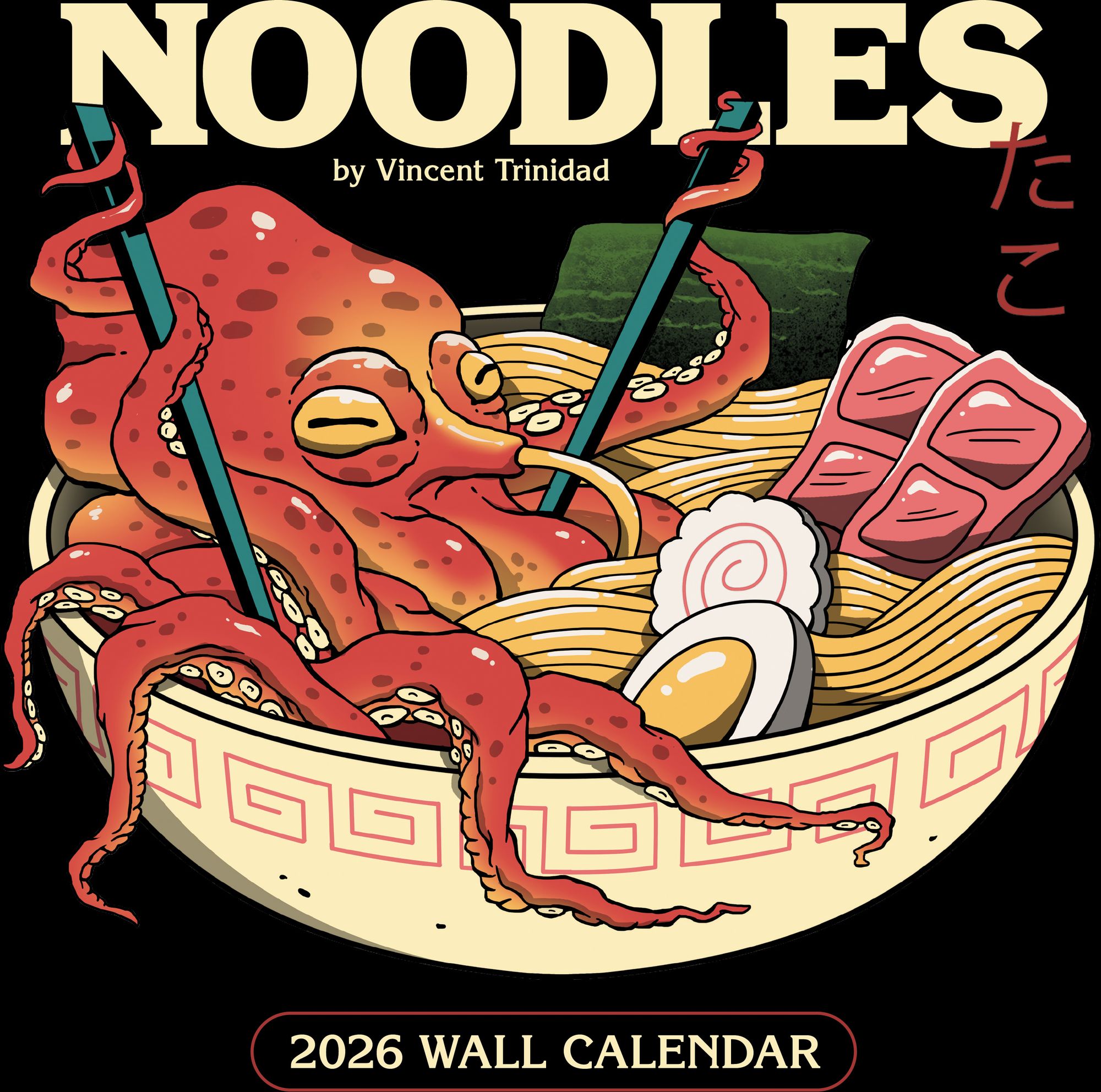 2026 VINCENT TRINIDAD STANDARD WALL CALENDAR - Exclusive