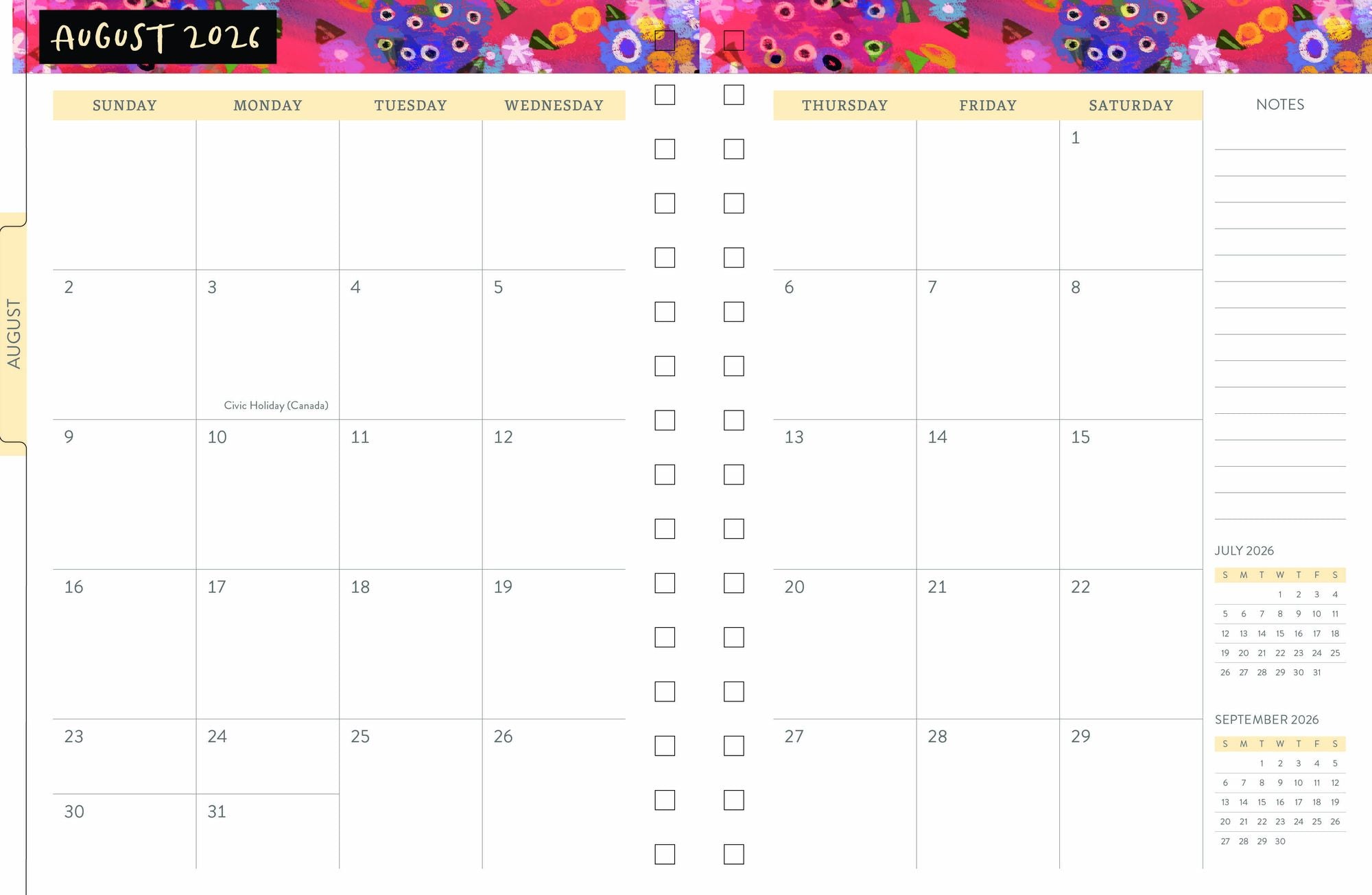 2026-2027 Chunky Planner Serpant Cats
