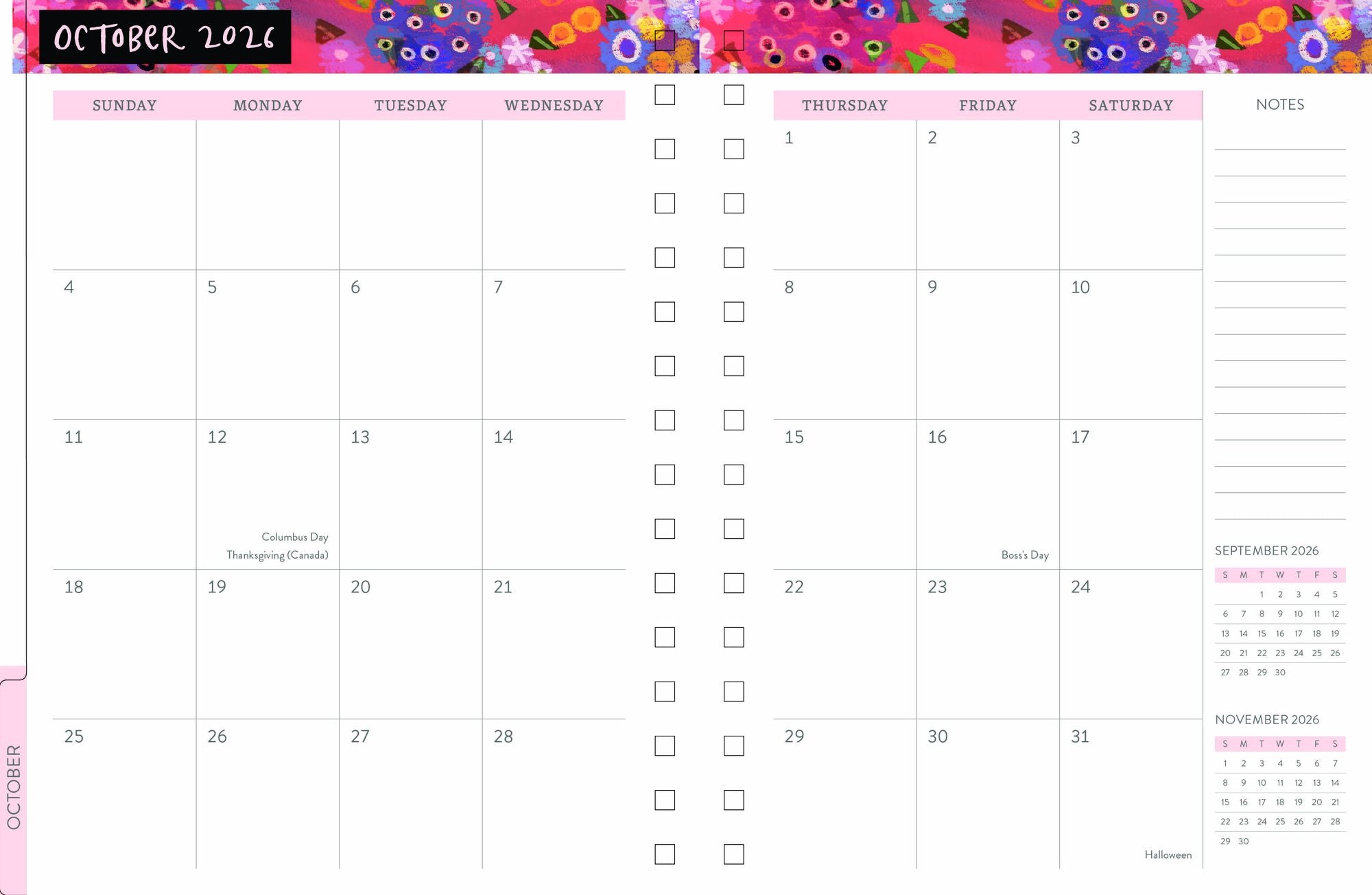 2026-2027 Chunky Planner Serpant Cats