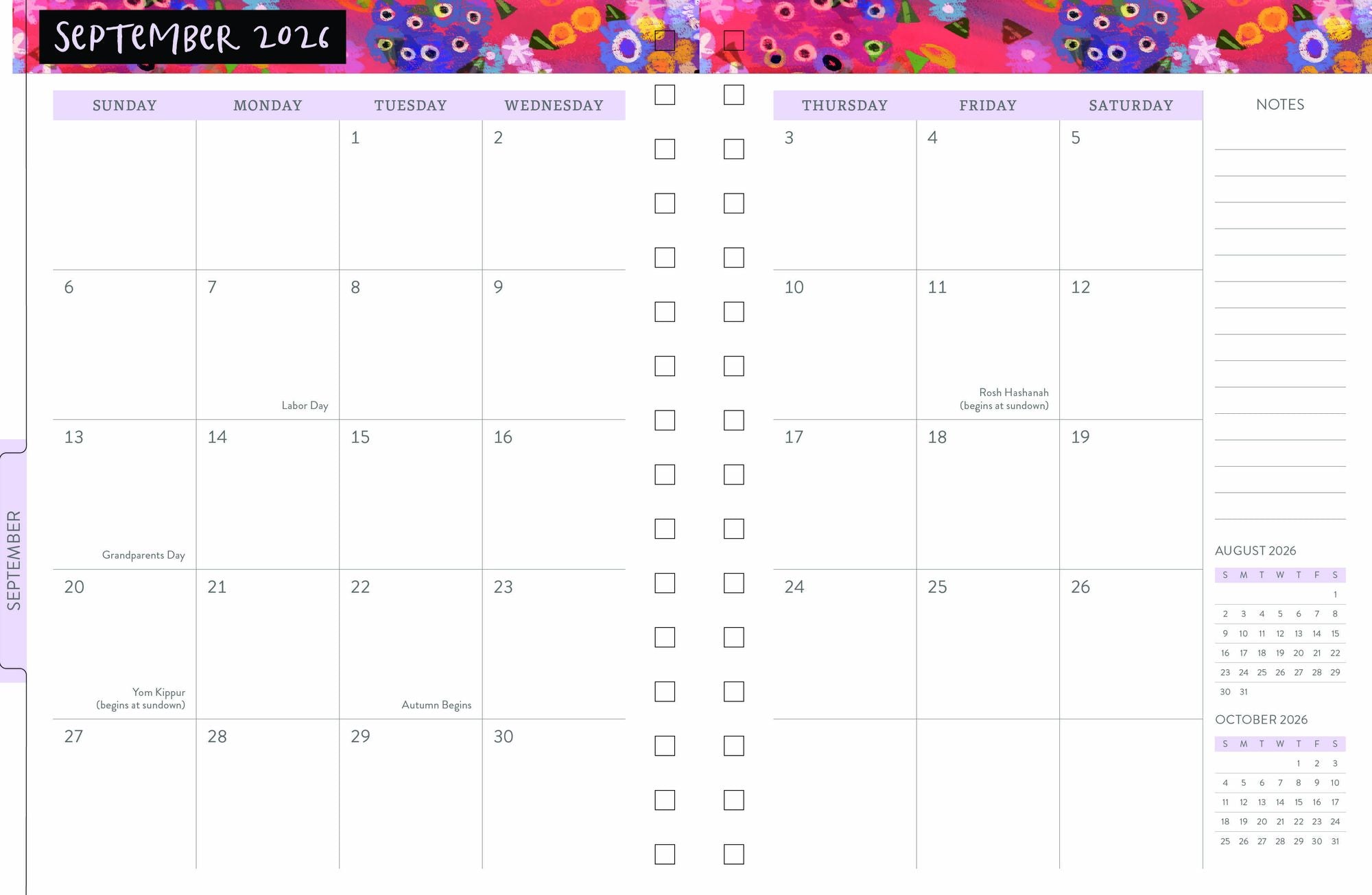2026-2027 Chunky Planner Serpant Cats