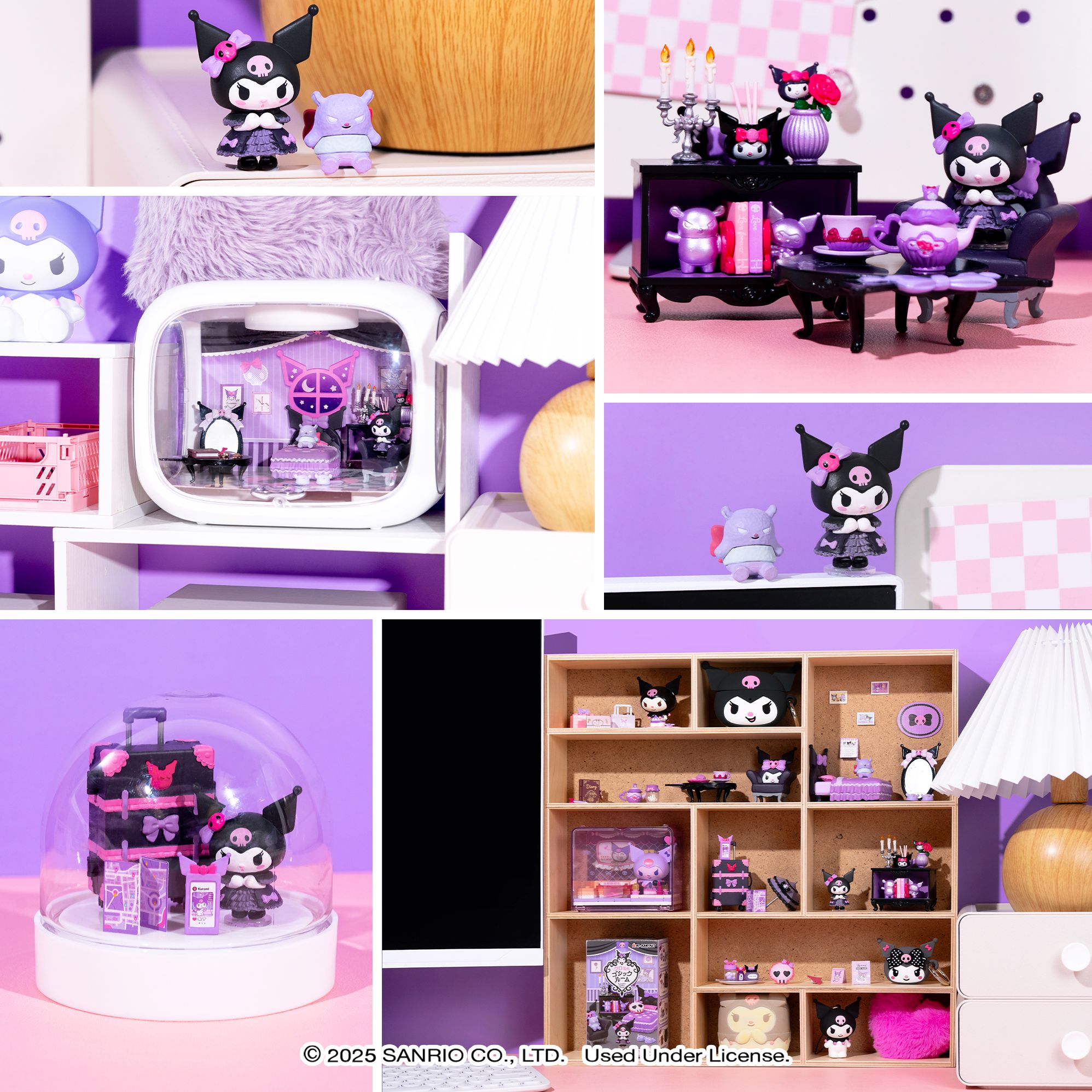 Sanrio Blind Box Figure Set - Kuromi's Gothic Room