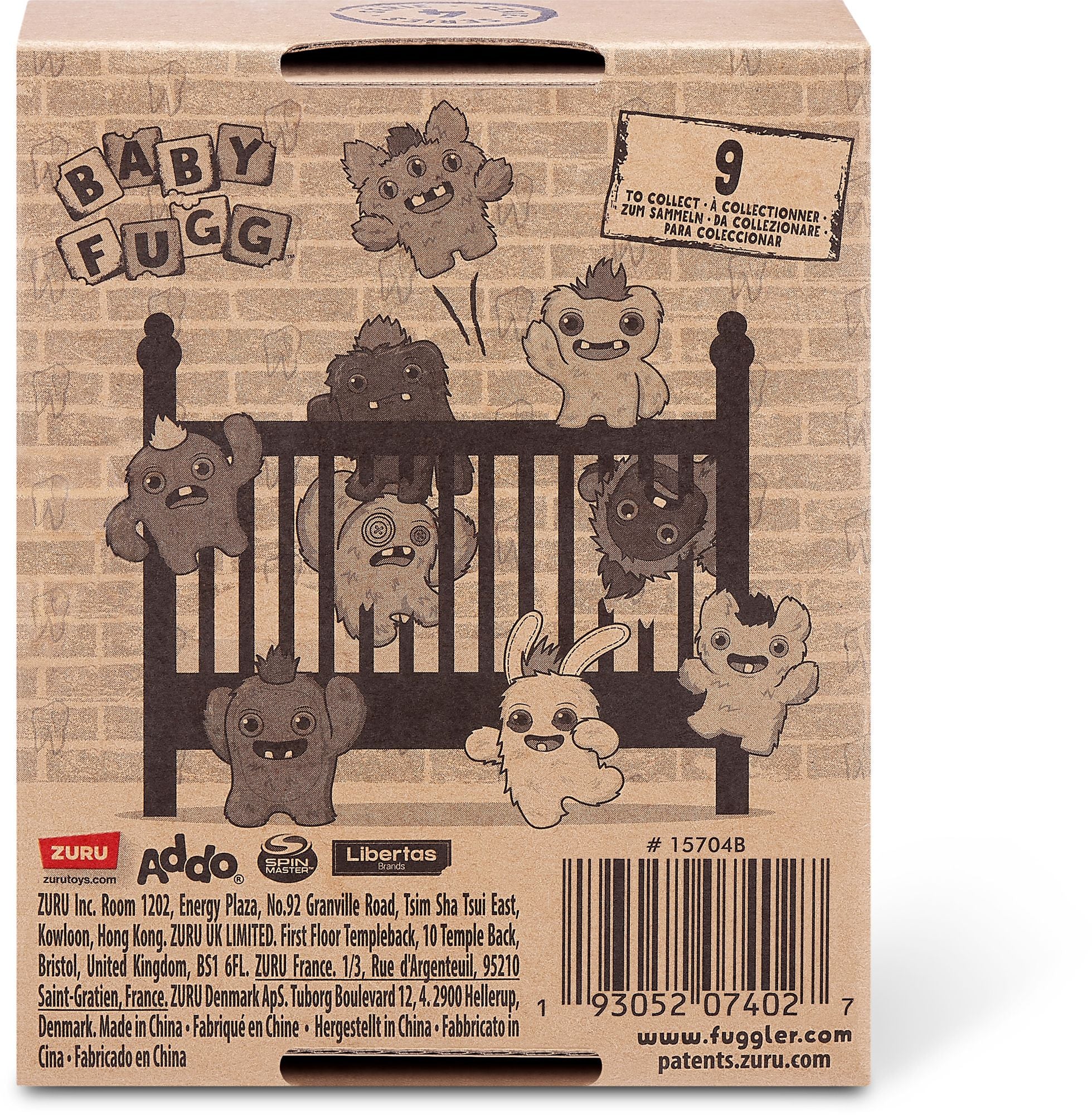 Fuggler Baby Fuggs 3.5" Plush