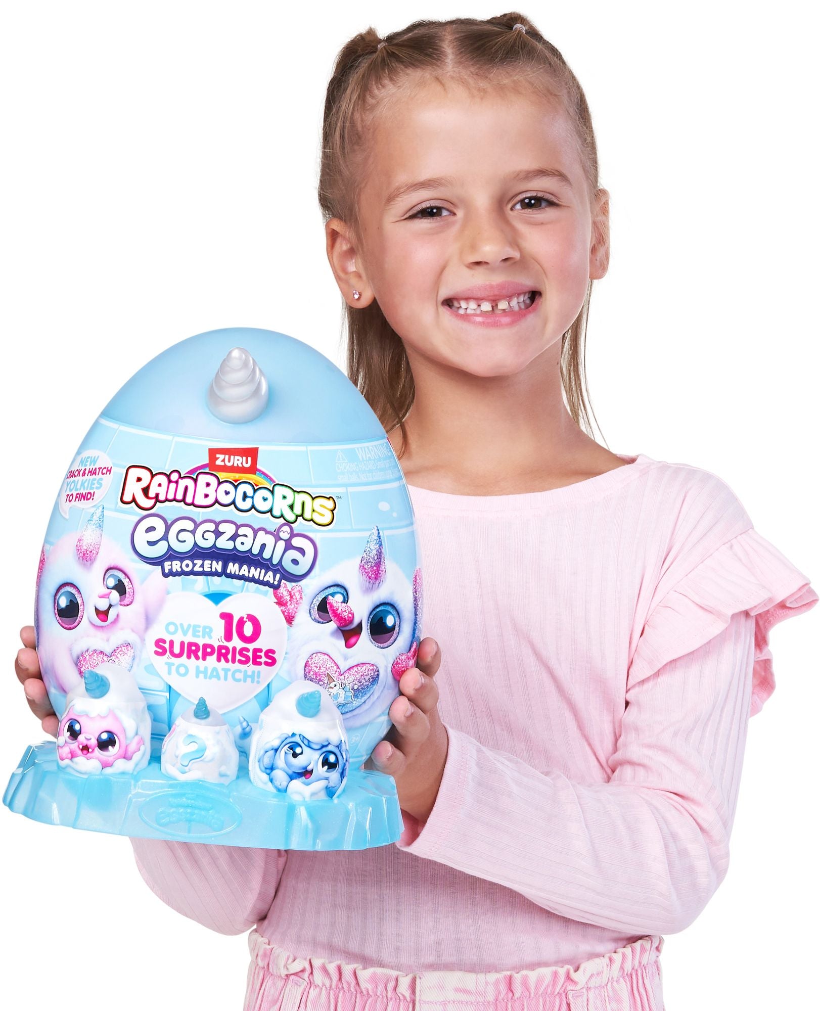 S001-RAINBOCORNS-EGGZANIA-SERIES 1-FROZEN MANIA-SHRINK WRAP,12PCS/CTN