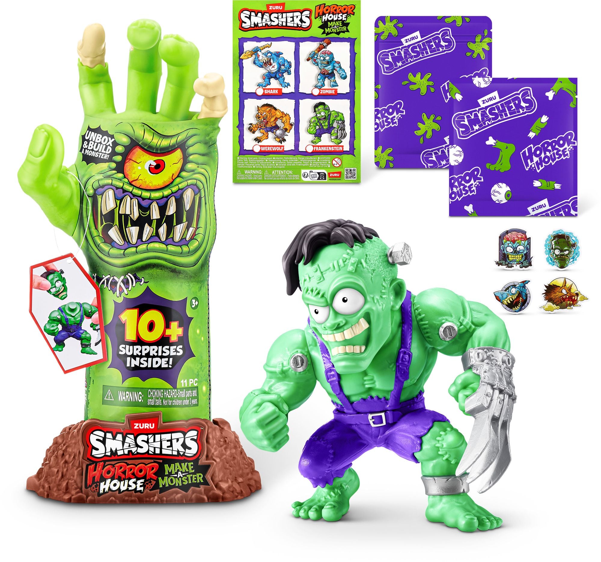 S001-SMASHERS-HORROR HOUSE-SERIES 1-HORROR HOUSE DISSECT-SHRINK WRAP,12PCS/CTN