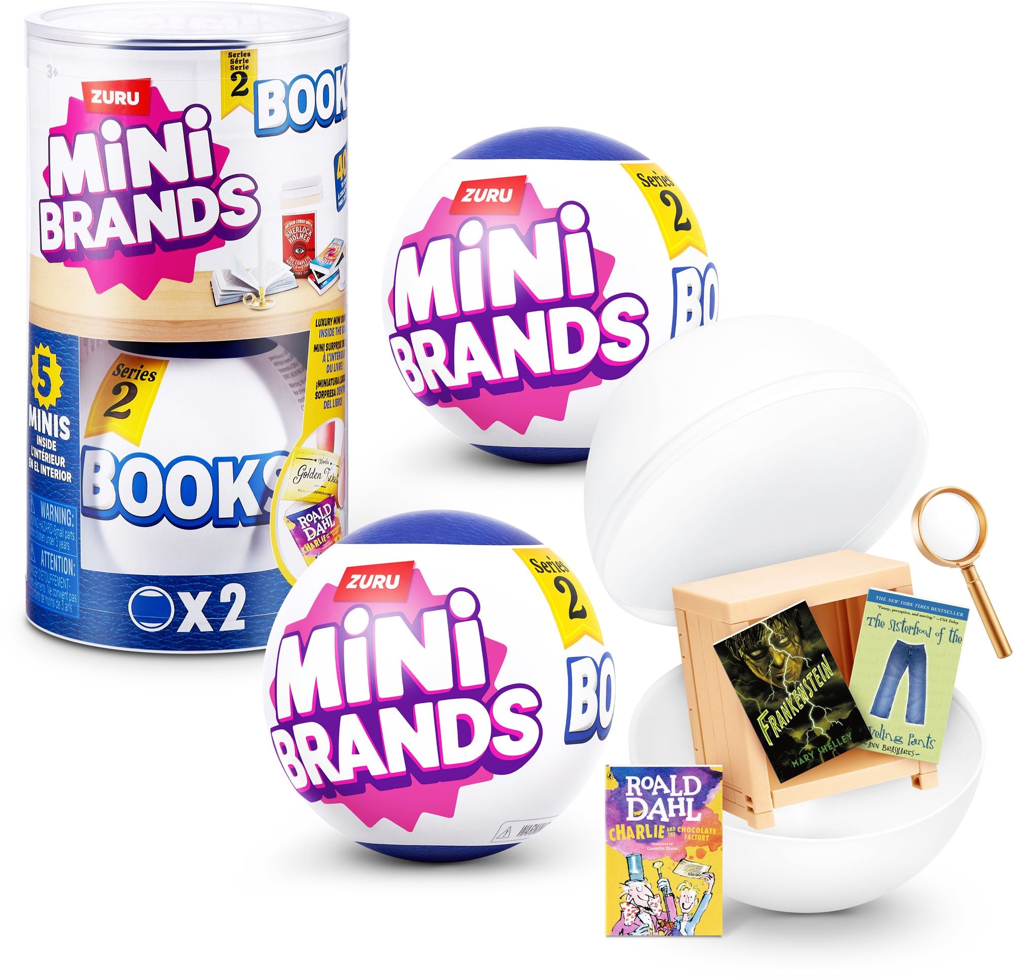 MINI BRANDS BOOK SERIES 2 2PK