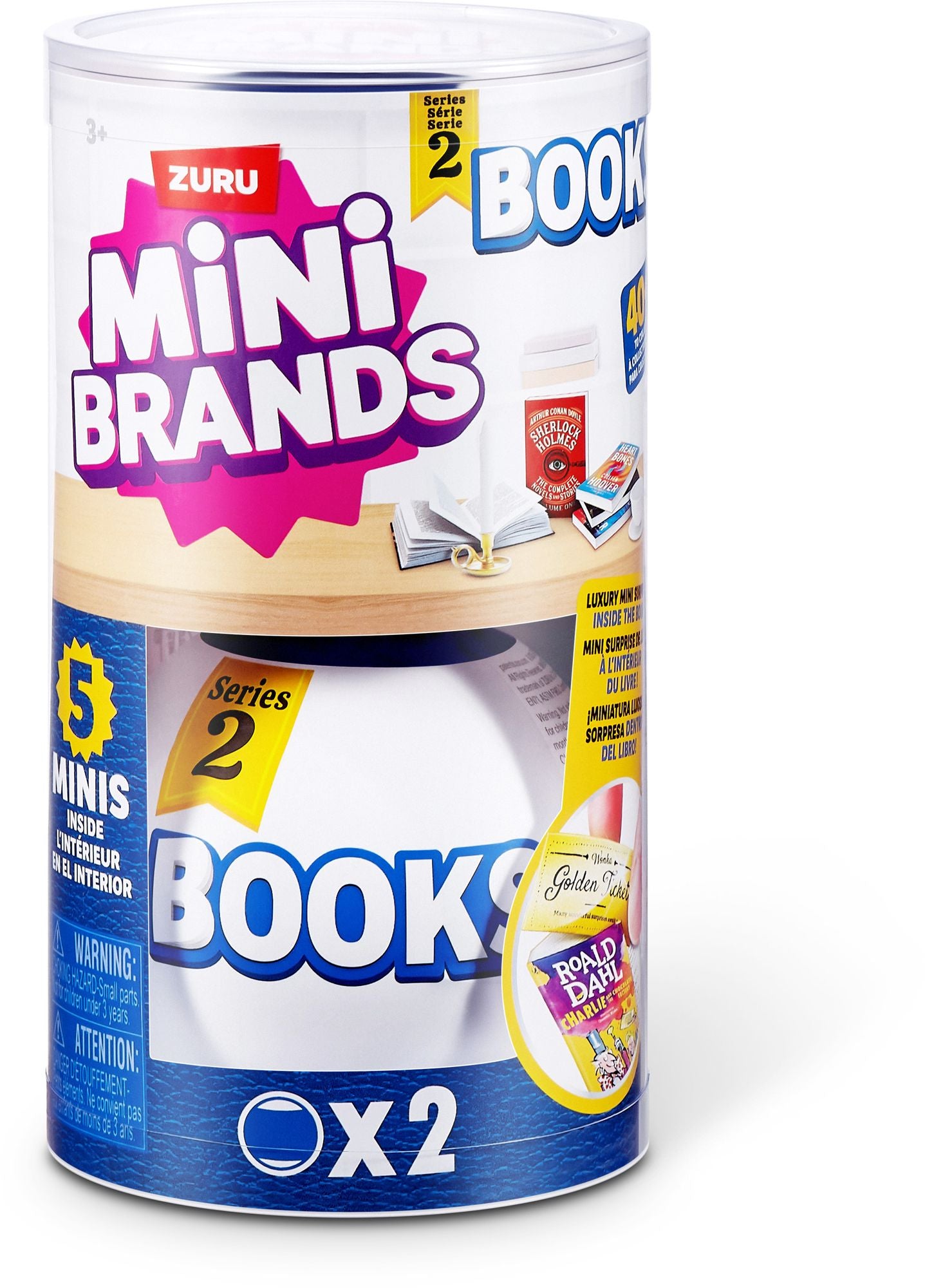 MINI BRANDS BOOK SERIES 2 2PK