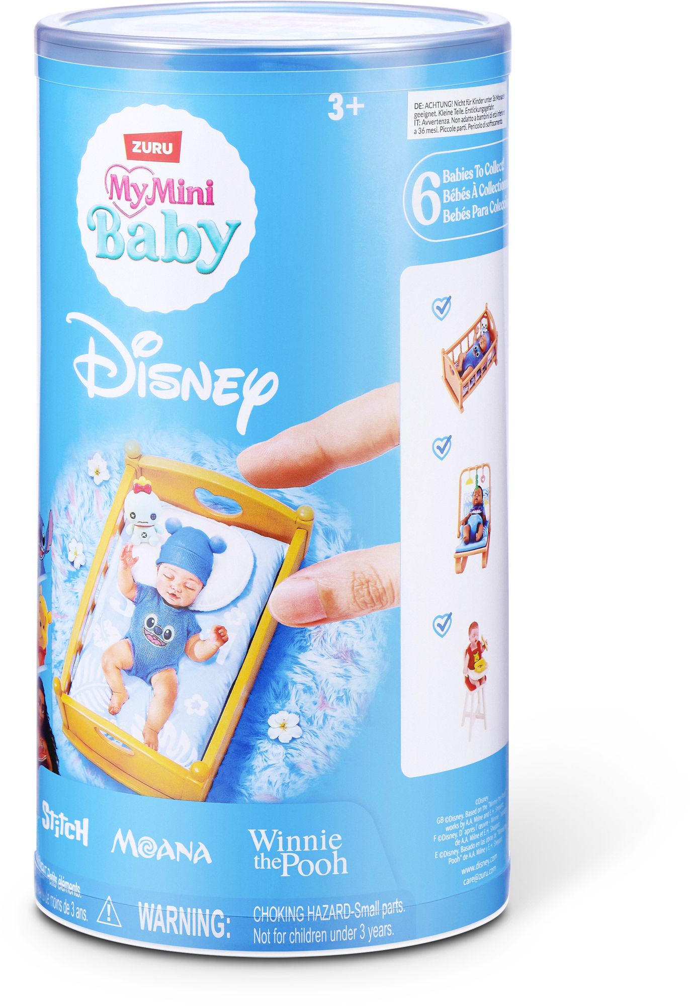 S001-MY MINI-MY MINI BABY DISNEY-SERIES 1-CAPSULE,2PK IN PVC TUBE,12PCS/CTN