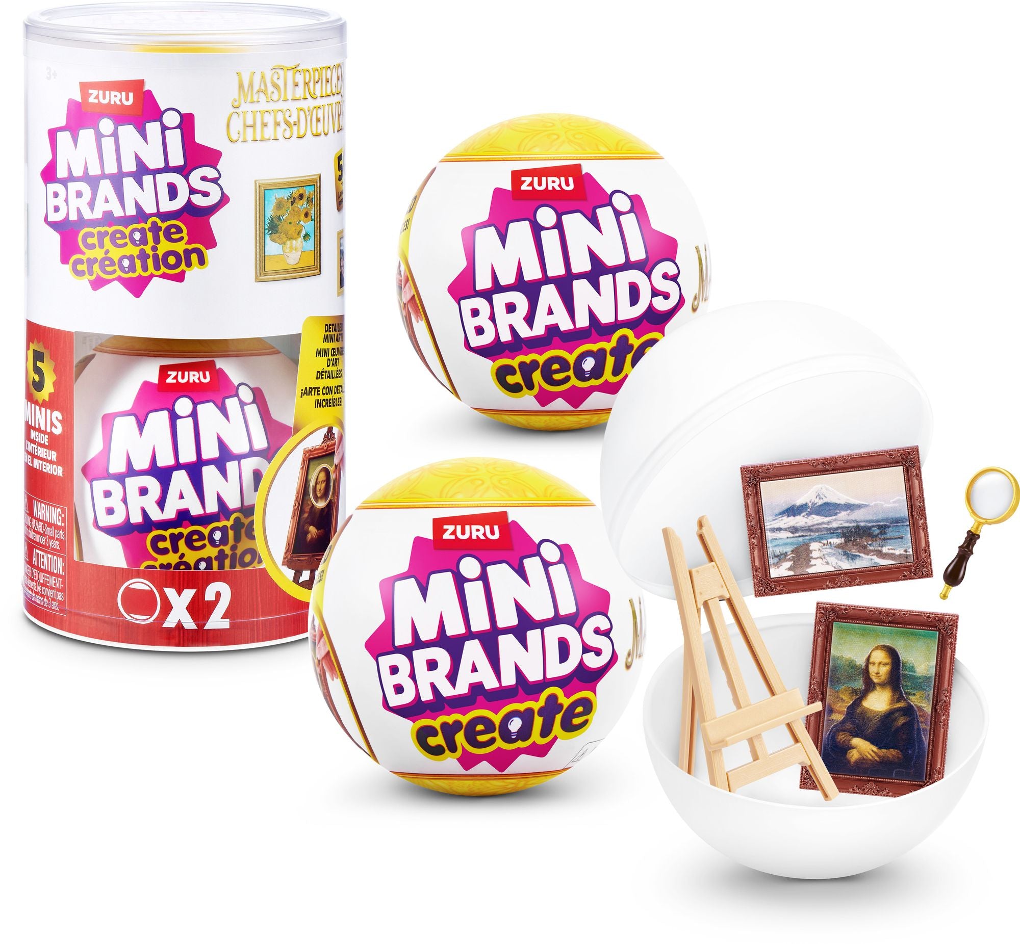 S001-MINI BRANDS-MASTERPIECES-SERIES 1-CAPSULE,2PK IN PVC TUBE,12PCS/CTN
