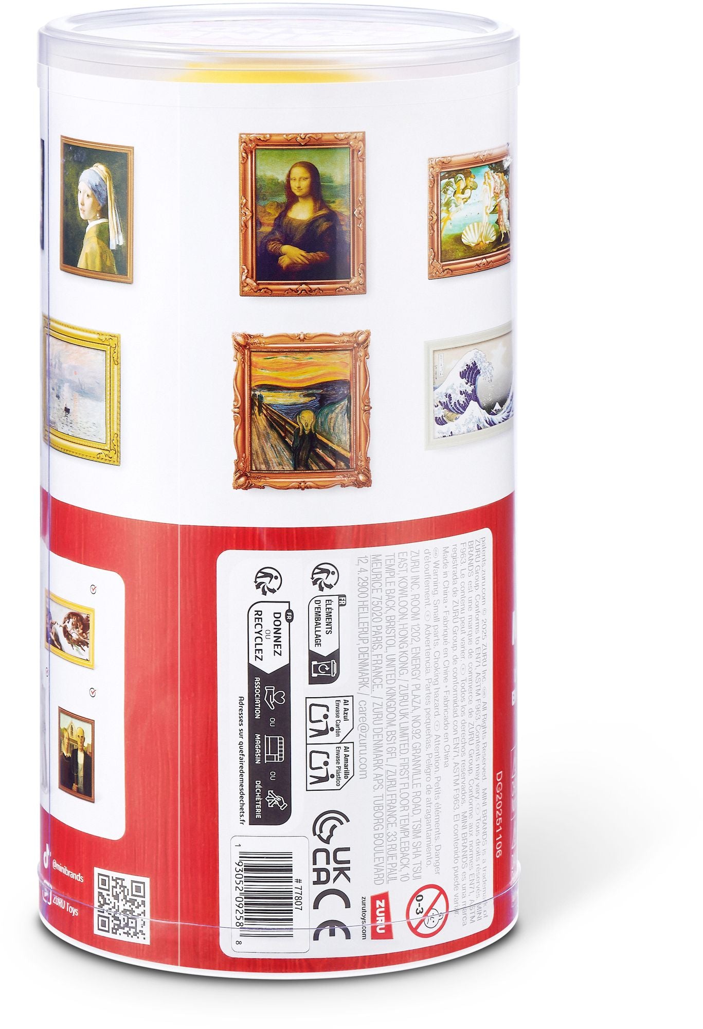 S001-MINI BRANDS-MASTERPIECES-SERIES 1-CAPSULE,2PK IN PVC TUBE,12PCS/CTN