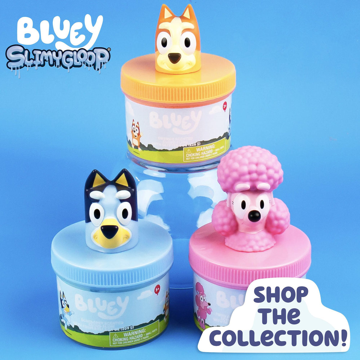 BLUEY Slime Topper Jar