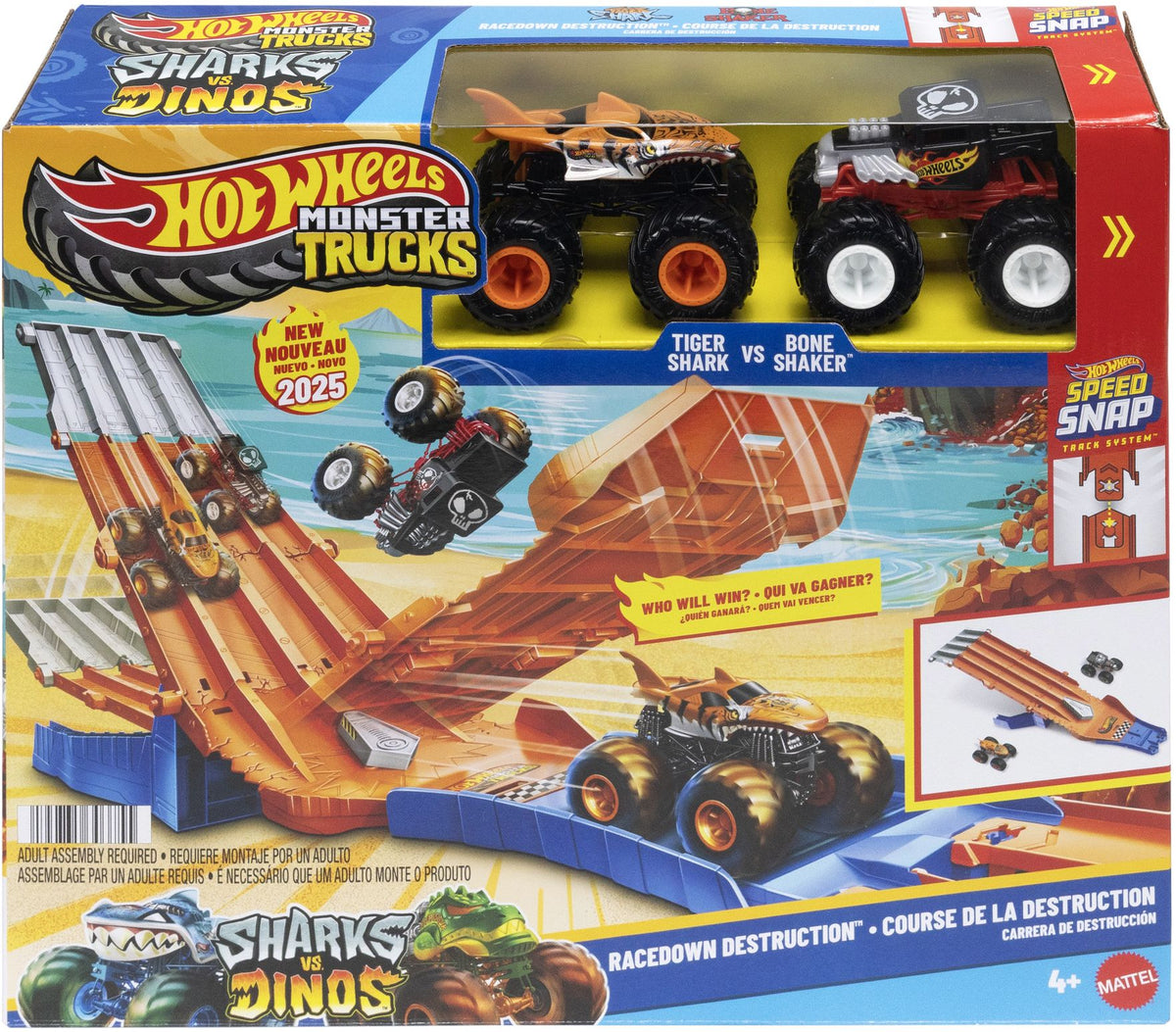 Hot Wheels Monster Trucks Battle Playset ? JFR07