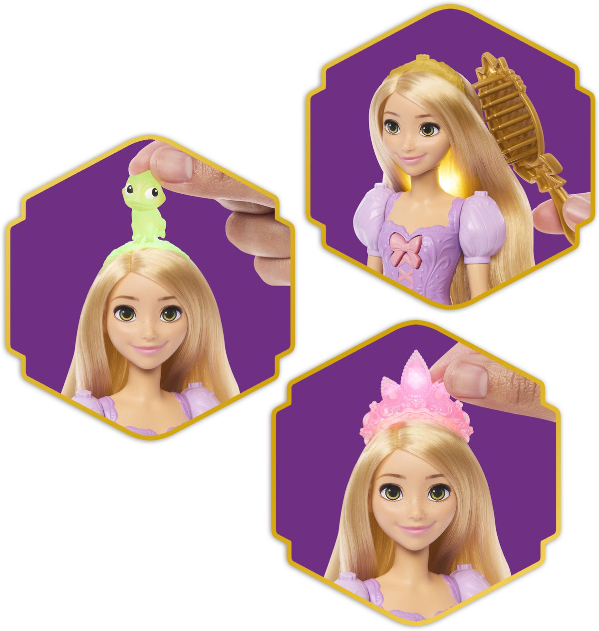 Disney Princess Magical Hair Rapunzel Fashion Doll JHL46