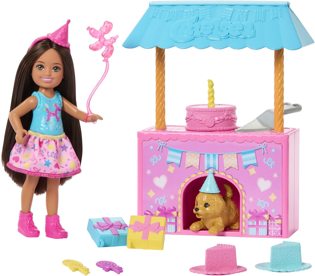BARBIE® CLUB CHELSEA¿ Birthday Surprise Doll and Accessories JJB41