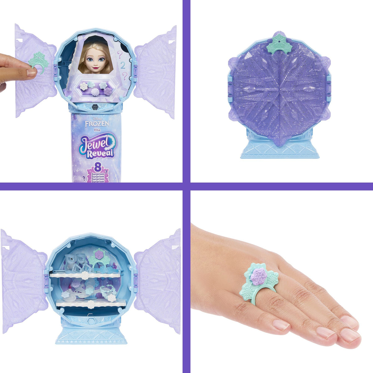 Disney Frozen JEWEL REVEAL¿ Elsa Doll JJY36