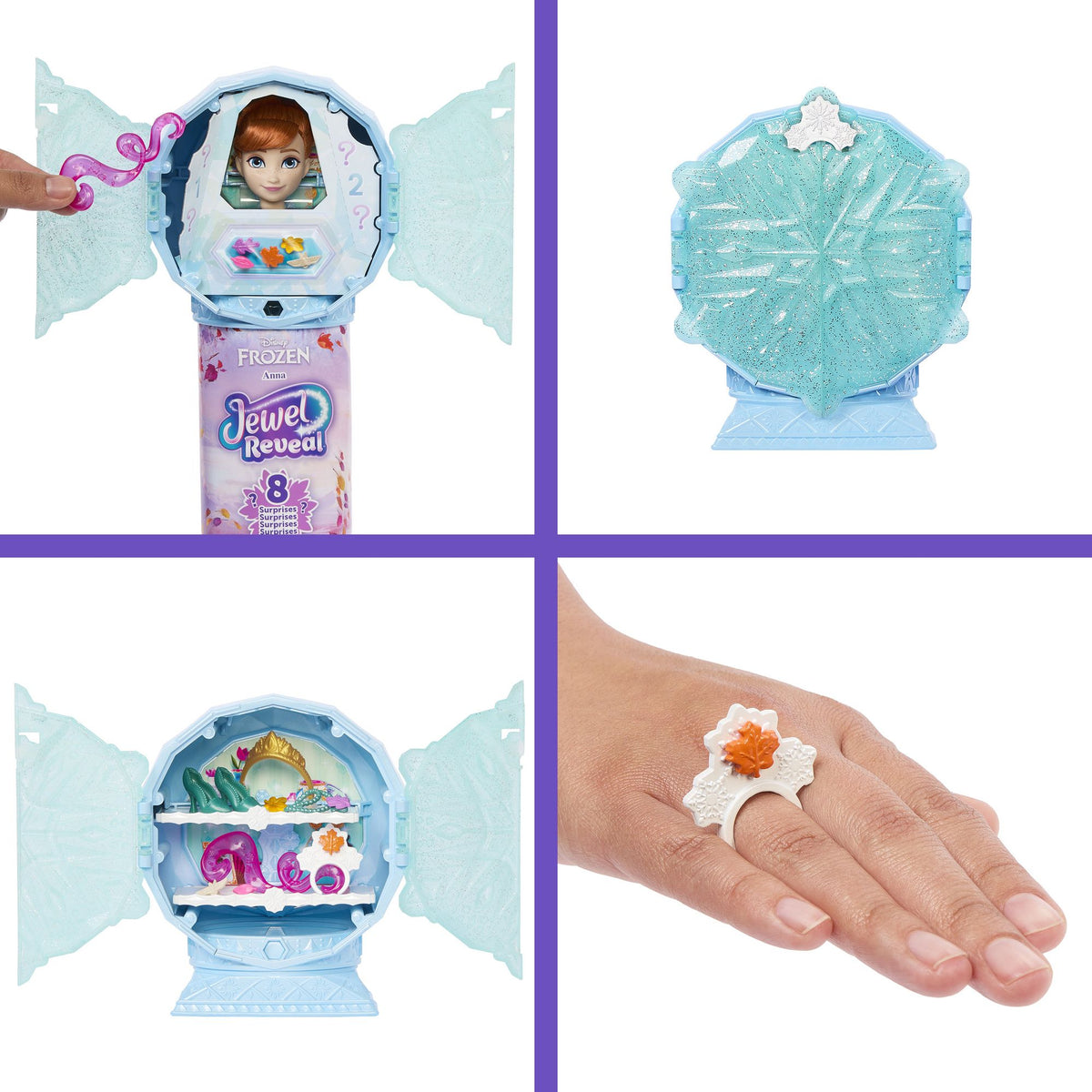 Disney Frozen JEWEL REVEAL¿ Anna Doll JJY37