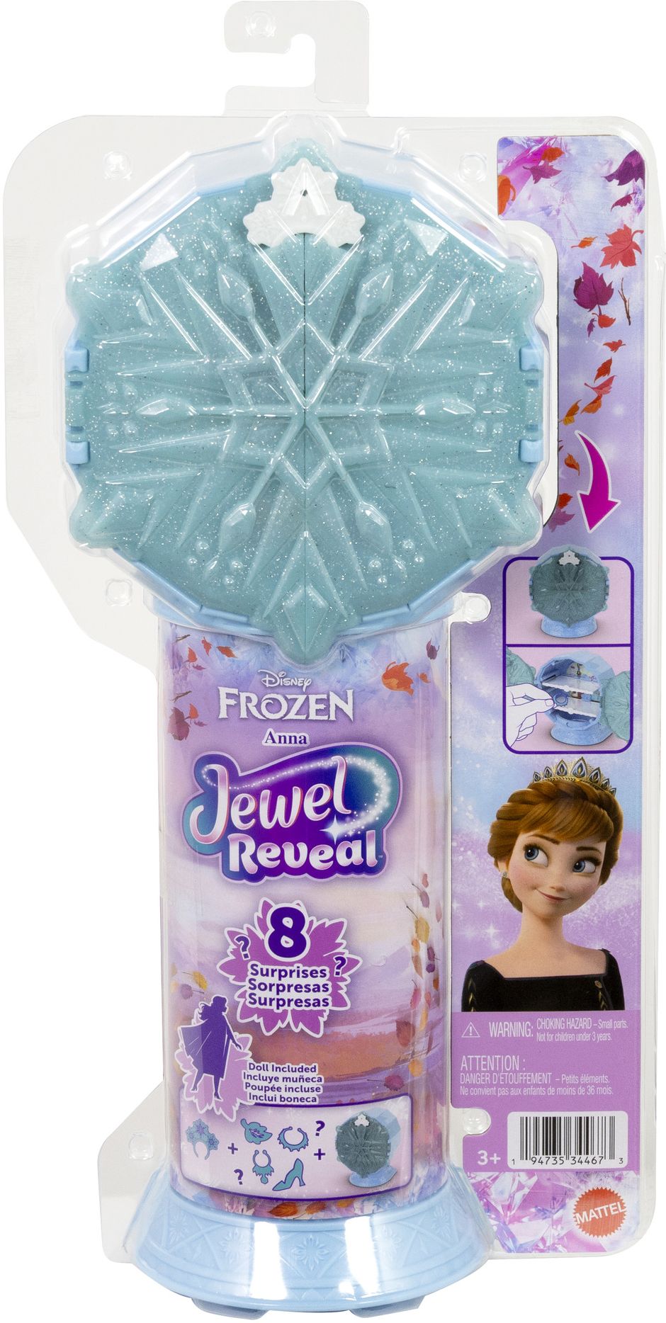 Disney Frozen JEWEL REVEAL¿ Anna Doll JJY37