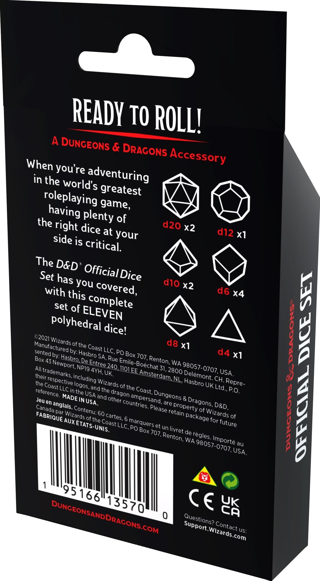 Dungeons & Dragons Official Dice Set