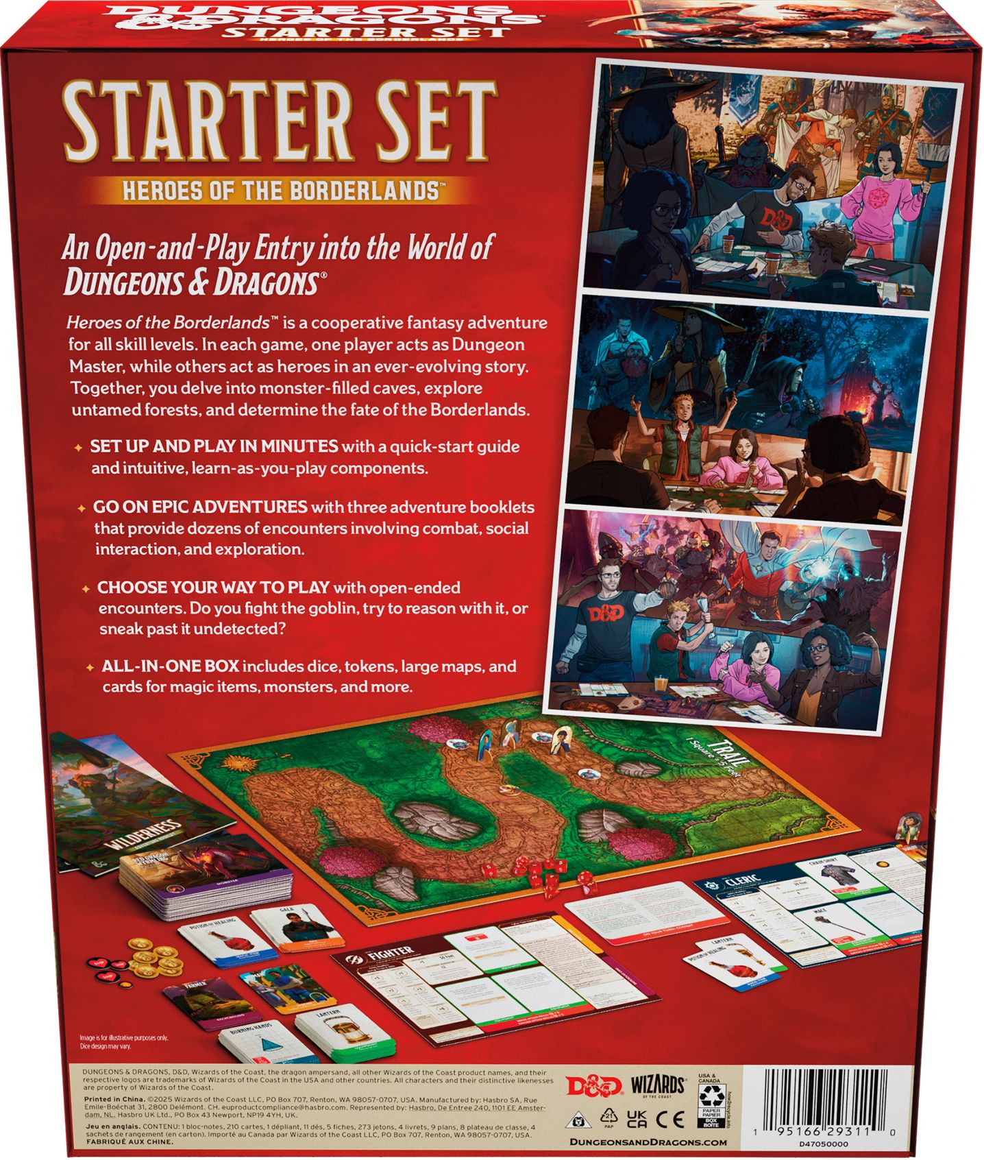 Dungeons & Dragons Starter Set Heroes of the Borderlands by Wizards of the Coast