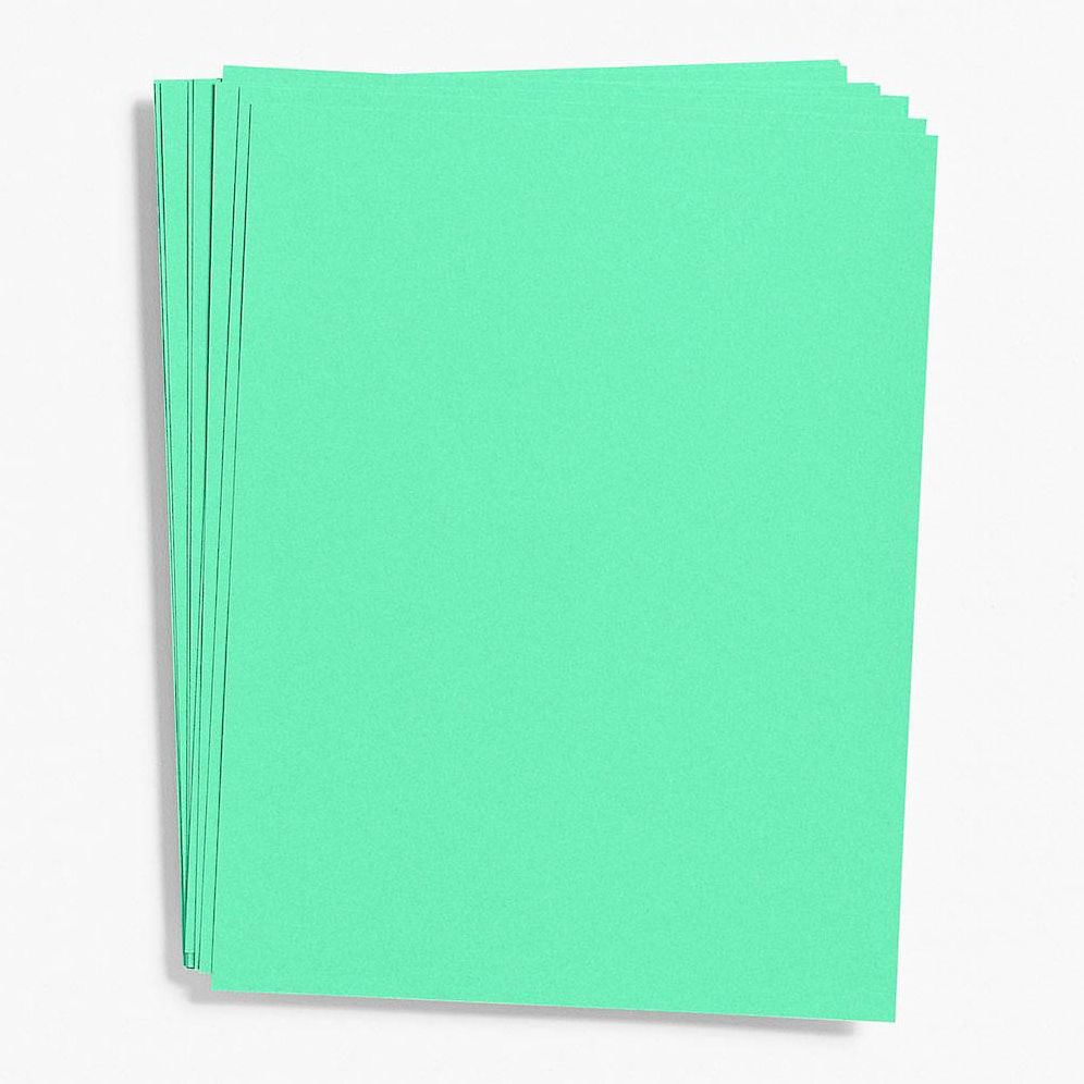 Jade Card Stock 8.5" x 11"
