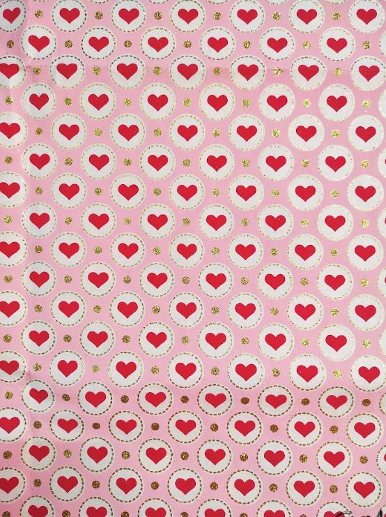 Pink & Red Hearts Handmade Paper